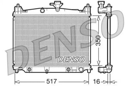 Радиатор, охлаждение двигателя Denso DRM44019