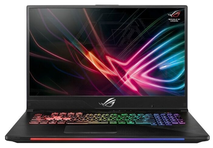 Ноутбук ASUS ROG GL704GM-EV069T (Intel Core i5 8300H 2300MHz/17.3quot;/1920x1080/8GB/256GB SSD/1000GB HDD/DVD нет/NVIDIA GeForce GTX 1060 6GB/Wi-Fi/Bluetooth/Windows 10 Home)