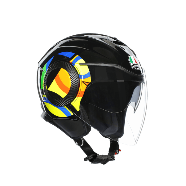 Мотошлем AGV ORBYT sunmoon black/parrot M