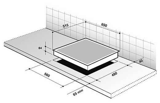 Индукционная варочная панель De Dietrich DPI 7572 W