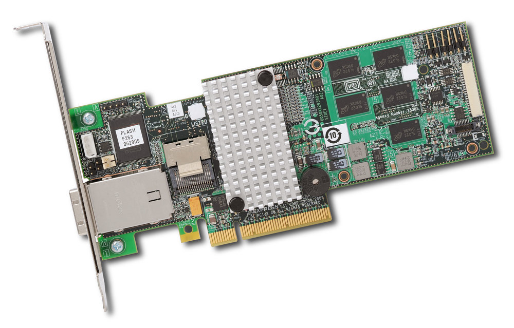 RAID контроллер LSI 9280-4i4e SGL (LSI00209)