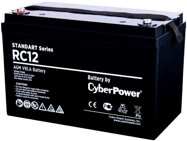 Аккумуляторная батарея CyberPower CyberPower(12V/100Ah) (RC12-100)