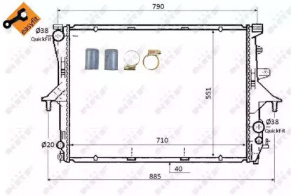 Теплообменник Nrf 53864