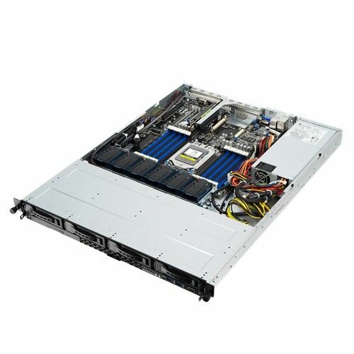 Серверная платформа 1U ASUS RS500A-E10-PS4 SP3, 16*DDR4(3200), 4*3.5quot;/2.5quot; HS, 2*PCIE, 2*Glan, Mgmt LAN, VGA, COM, 2*USB 3.0, 650W