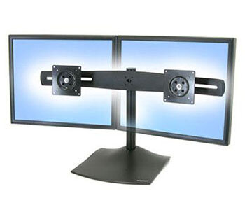 Крепление Ergotron 33-322-200, DS100 Dual-Monitor Desk Stand