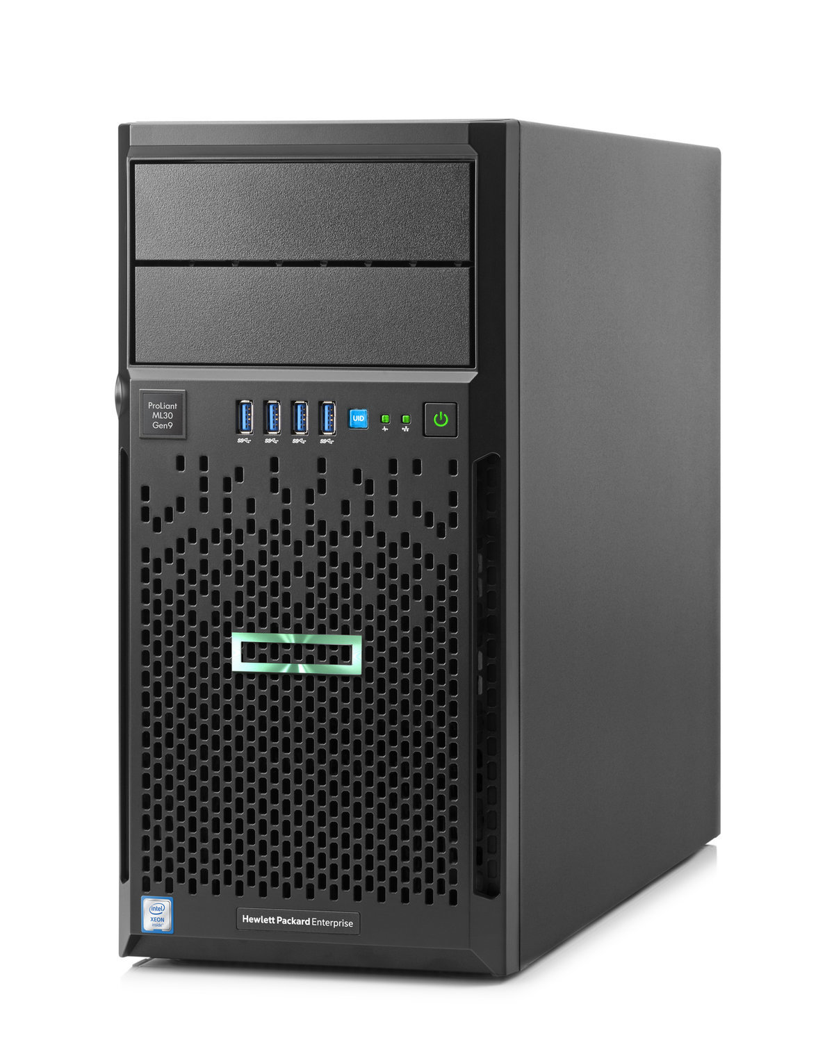 Сервер HP Proliant ML30 Gen9, 1x E3-1240v6 4C 3.7GHz, 1x16Gb-U, B140i/ZM (RAID 1+0/5/5+0) noHDD (8 SFF 2.5quot; HP) 1x 460W (up2), 2x 1Gb/s, noDVD, iLO5, Tower-4U, 3-1-1 P03707-425