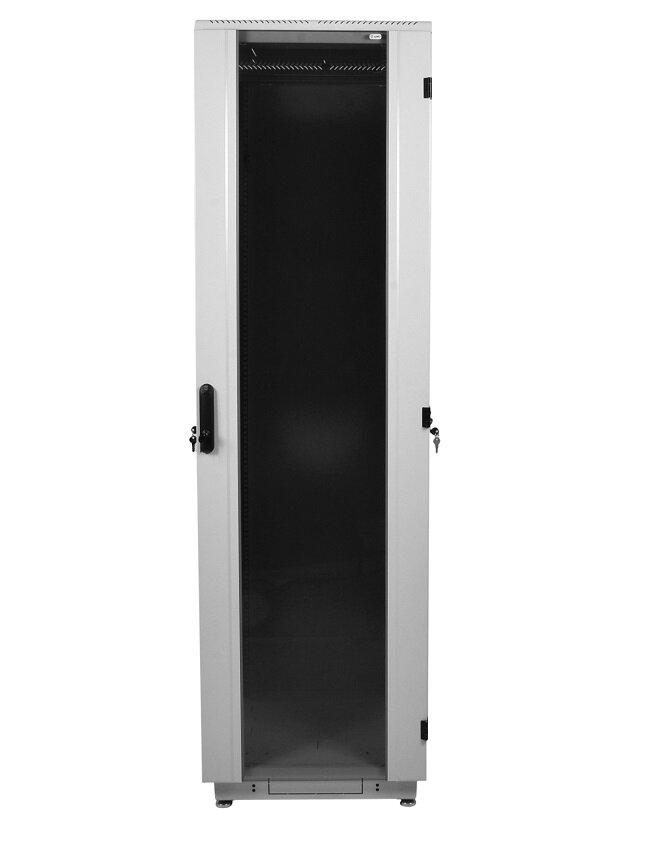 ЦМО ШТК-М-42.6.8-1ААА Шкаф телекоммуникационный напольный 42U (600x800) дверь стекло
