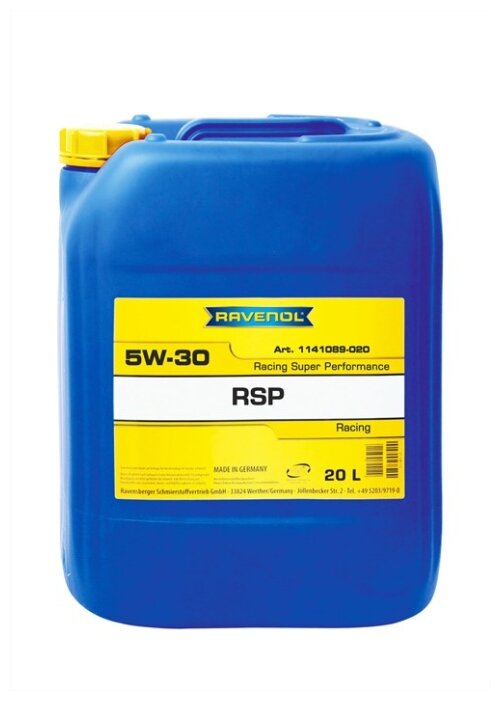 Моторное масло Ravenol RSP Racing Super Performance SAE 5W-30 20 л