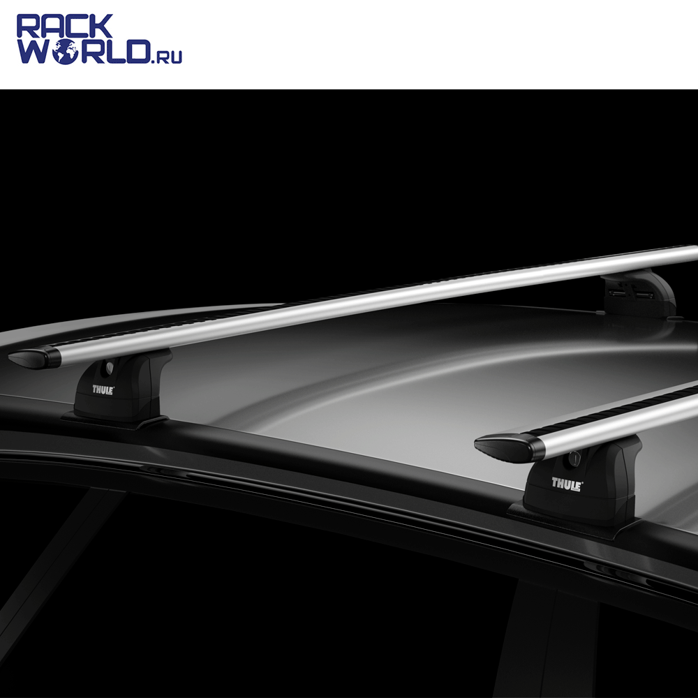 Багажник Thule WingBar Evo на крышу Toyota Fortuner 4 Door SUV с 2016 г. интегрированные рейлинги