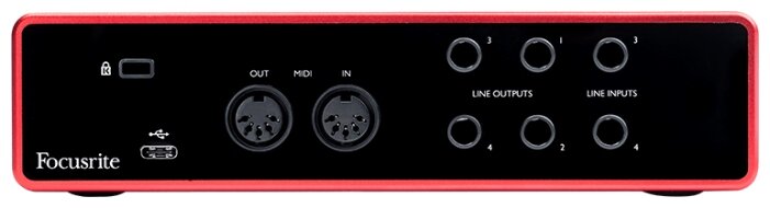 Внешняя звуковая карта Focusrite Scarlett 4i4