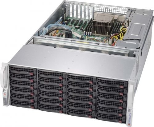 Корпус серверный 4U Supermicro CSE-847BE1C-R1K28LPB (36x3.5quot; + 2x2.5 HS w EXP, 13.68quot;x13quot;, E-ATX, 7xLP, 2x1280W Plat.)