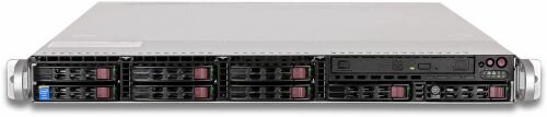 Серверная платформа 1U Supermicro SYS-1029P-WTR (2x3647, C621, 12xDDR4, 8x2.5quot; HS, 2xGE, 2x750W,Rail)