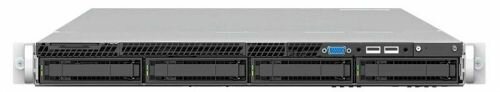 Серверная платформа 1U Intel R1304WF0YSR 2*LGA3647, C624, 24*DDR4(2933), 4*3.5quot;/2.5quot; HDD/SSD, 10*SATA, 2*M.2, 2*PCIE, Glan, 1100W