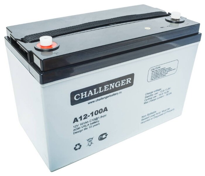 Аккумуляторная батарея Challenger A12-100А 100 А·ч