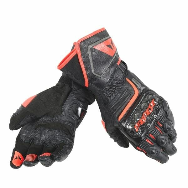 Мотоперчатки Dainese Carbon D1 Long p75 black/black/fluo-red XXL