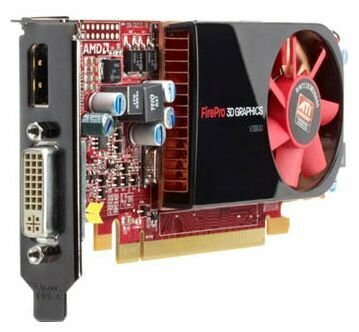 Видеокарта HP FirePro V3800 650Mhz PCI-E 2.0 512Mb 1800Mhz 64 bit DVI