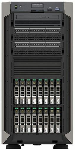 Сервер Dell PowerEdge T440 2x5218 2x16Gb 2RRD x16 1x1.2Tb 10K 2.5quot; SAS RW H730p FP iD9En 1G 2P 2x495W 40M NBD