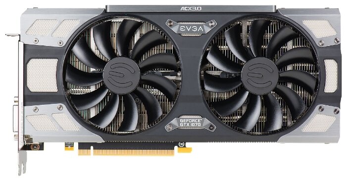 Видеокарта EVGA GeForce GTX 1070 1607Mhz PCI-E 3.0 8192Mb 8008Mhz 256 bit DVI HDMI HDCP