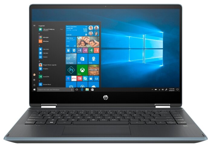 Ноутбук HP PAVILION 14-dh0012ur x360 (Intel Core i3 8145U 2100 MHz/14quot;/1920x1080/4GB/128GB SSD/DVD нет/Intel UHD Graphics 620/Wi-Fi/Bluetooth/Windows 10 Home)