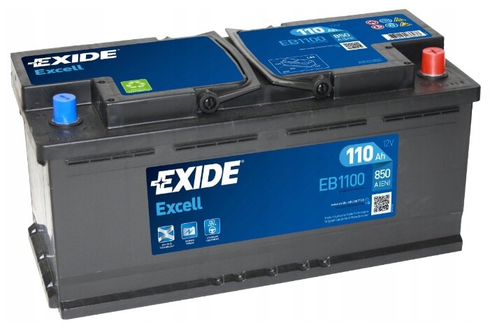 Автомобильный аккумулятор Exide Excell EB1100