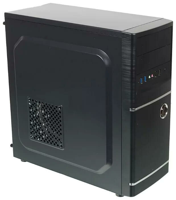 Компьютер офисный настольный A073108 ( Pentium G4560 / H110M / 4 ГБ / 1000 ГБ / 60 ГБ / DVD-RW / Интегрированная / Без ОС )