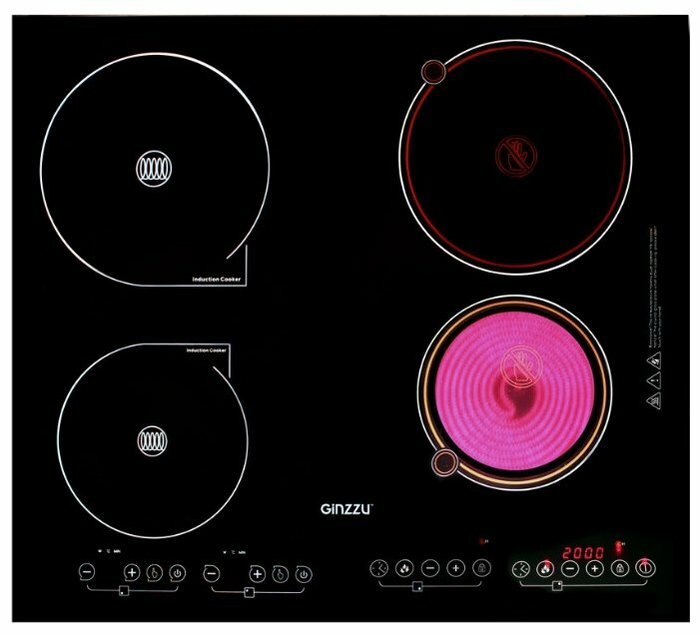 Электрическая варочная панель Ginzzu HCI-479