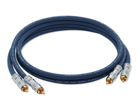 DAXX (США) Аудио аналоговый кабель из монокристаллической меди класса High End в нарезку DAXX R101-15 готовый (1,5 метра)
