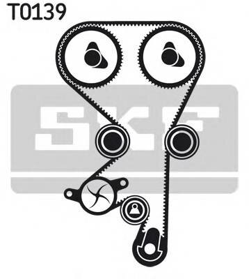 Водяной насос + комплект зубчатого ремня Skf VKMC051562