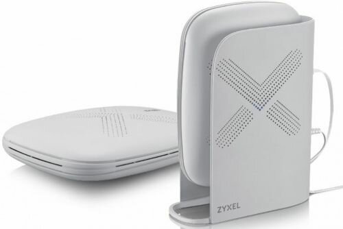 Набор ZYXEL Multy Plus kit WSQ60-EU0201F из двух Mesh Wi-Fi машрутизаторов AC3000, AC Wave2, MU-MIMO, 802.11a/b/g/n/ac (300+866+1733 Мбит/с), 9 антенн