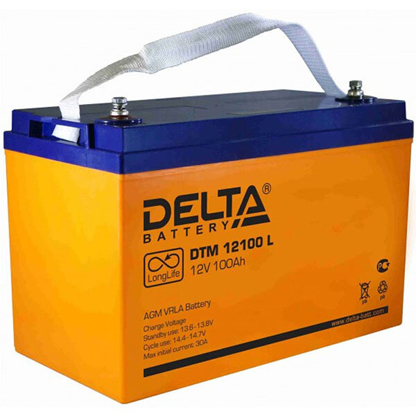 Аккумулятор Delta DTM 12100 L