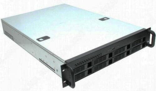 Корпус серверный 2U Procase ES208-SATA3-B-0 (8 SATA II/SAS hotswap HDD), черный, без блока питания, глубина 650мм, MB 12quot;x13quot;