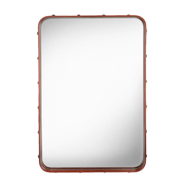 Зеркало Gubi Adnet Rectangulaire S, коричневый