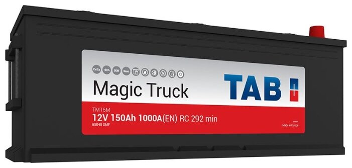 Аккумулятор для грузовиков TAB Magic Truck TM15M (154612)