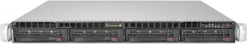 Серверная платформа 1U Supermicro SYS-5019S-WR (1x1151, C236, 4x UDDR4 ECC 1,2v, 4x3.5quot; HS, 2GE, 2x500W Gold)