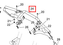 Задний бампрер XT Can-Am Outlander G1 705002806