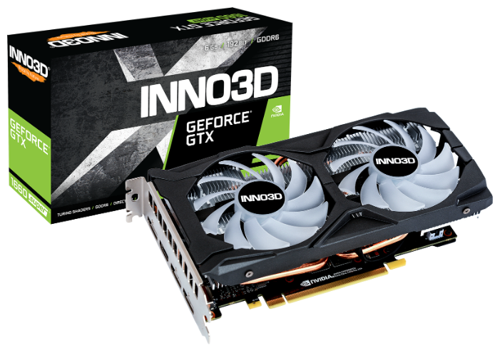 Видеокарта INNO3D GeForce GTX 1660 SUPER 1815MHz PCI-E 3.0 6144MB 14000MHz 192 bit 3xDisplayPort HDMI HDCP TWIN X2 OC RGB