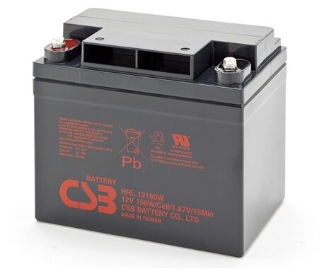 Аккумуляторная батарея CSB HRL 12150W 37.5 А·ч