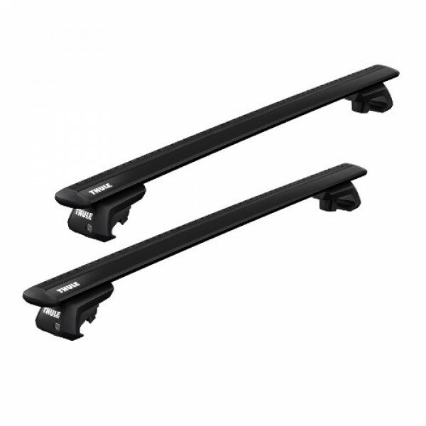 Багажник Thule WingBar EVO на крышу автомобиля Citroen C4 Picasso 2007-2013 г. на стандартный рейлинг (черная крыловидная дуга)