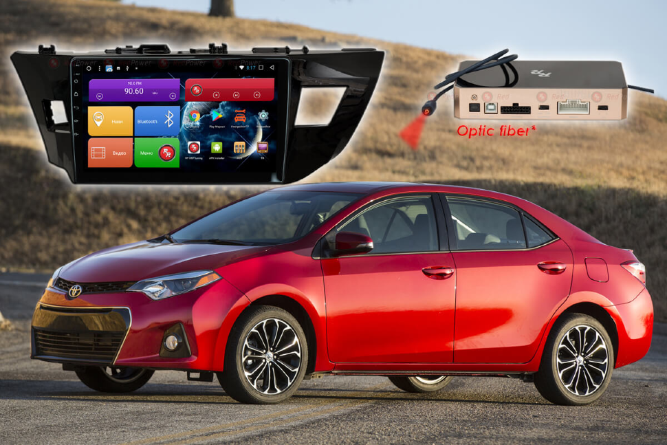 Штатное головное устройство RedPower 51066 R IPS DSP для Toyota Corolla на android 8.1