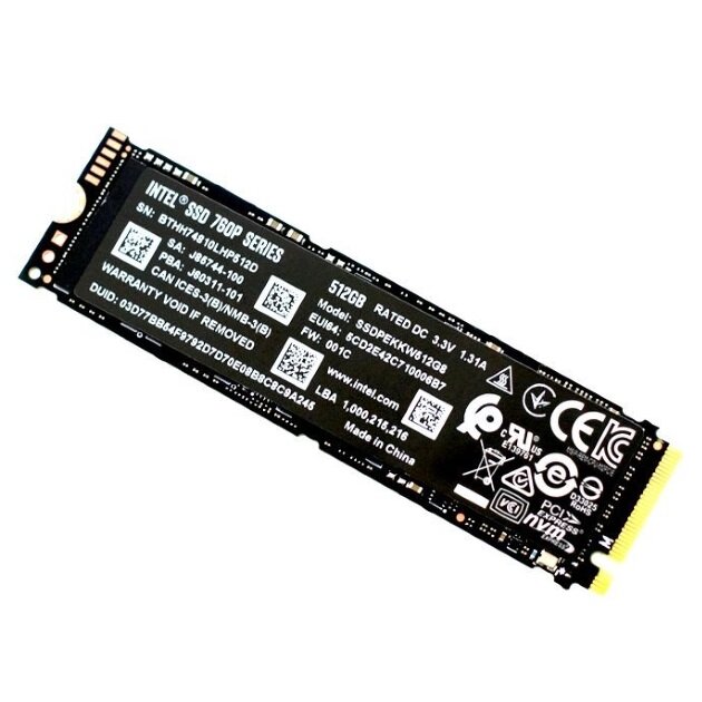 INTEL 760p Series M.2 2280, PCI-E x4, NVMe [SSDPEKKW512G8XT] 512Гб