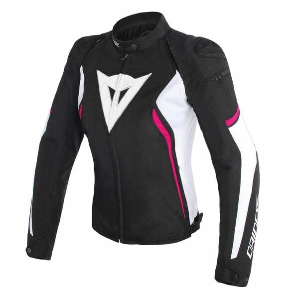 Женская Мотокуртка Dainese Avro D2 Tex Текстильная t76 black/white/fuxia 42