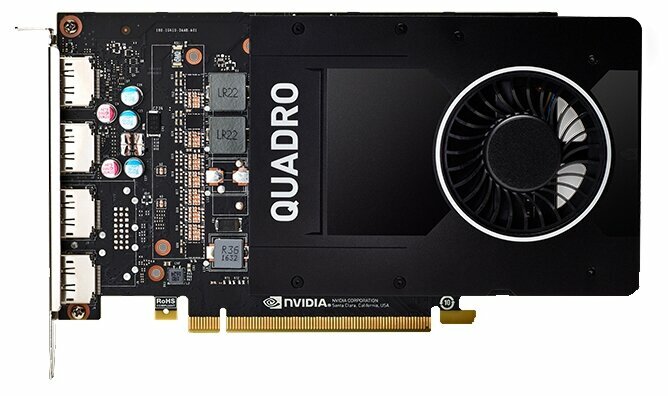 Видеокарта PNY Quadro P2000 PCI-E 3.0 5120Mb 160 bit 4xDisplayPort HDCP