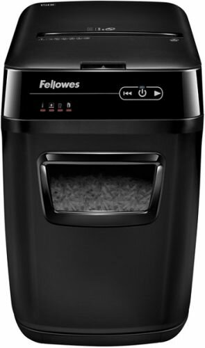 Уничтожитель бумаг Fellowes AutoMax 150C P-4, размер фрагмента 4x38 мм, перекрестный/150л/32лтр