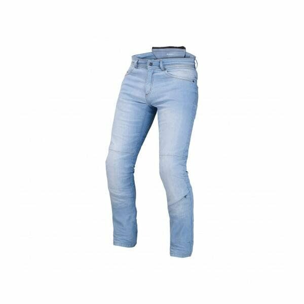 Мотоджинсы MACNA STONE джинсовые светло-синие 34