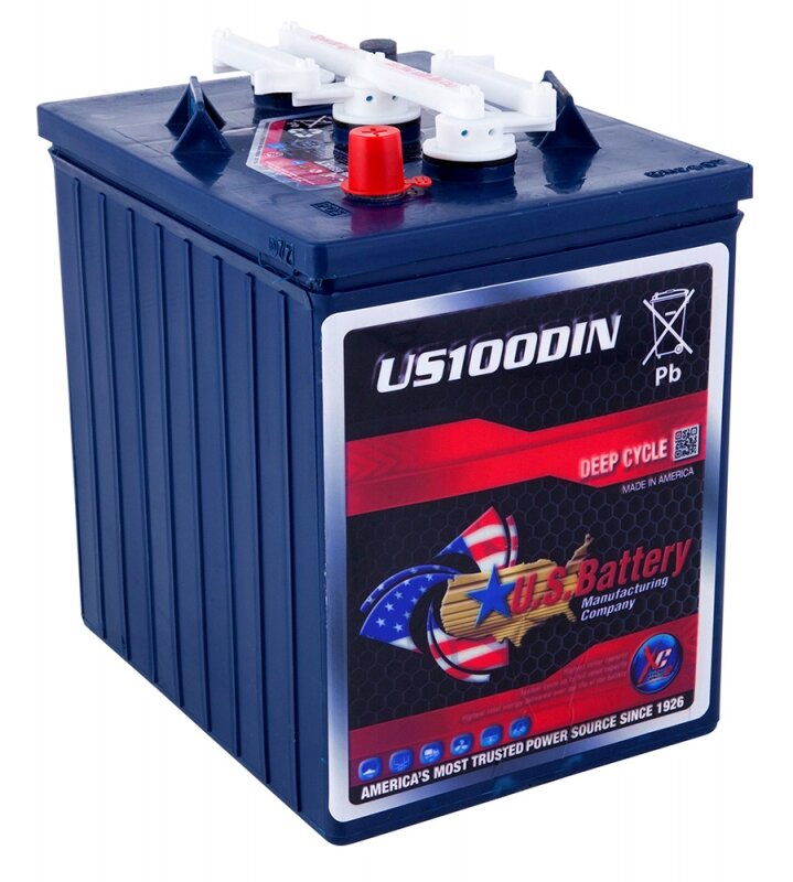 Аккумуляторная батарея тяговая U.S.BATTERY US 100DIN XC2, 6V 199 Ah (C5)