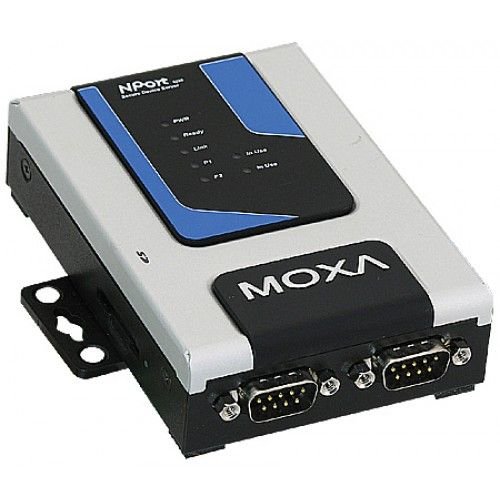 Сервер MOXA NPort 6250-M-SC 2 ports RS-232/422/485 secure device server, multi mode SC,12-48V, Power Adap