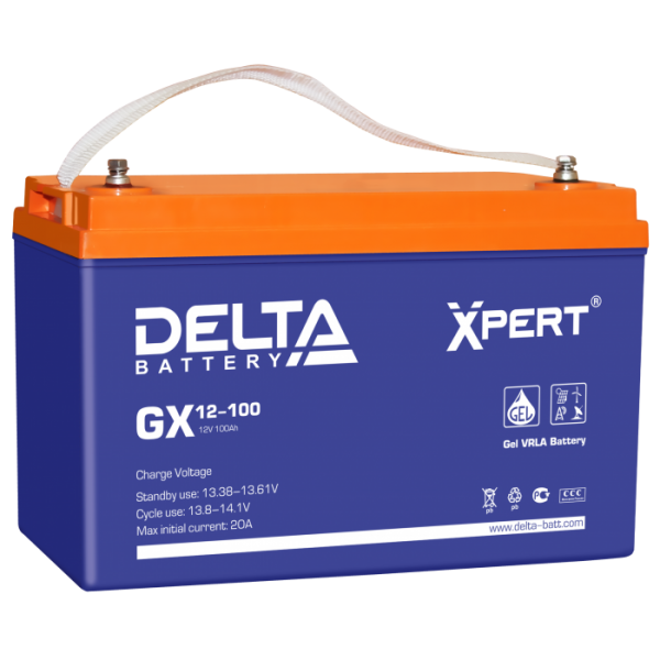 Аккумулятор Delta GX 12-100 Xpert