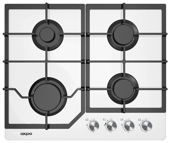 Газовая варочная панель AKPO PGA 604 LGC WH