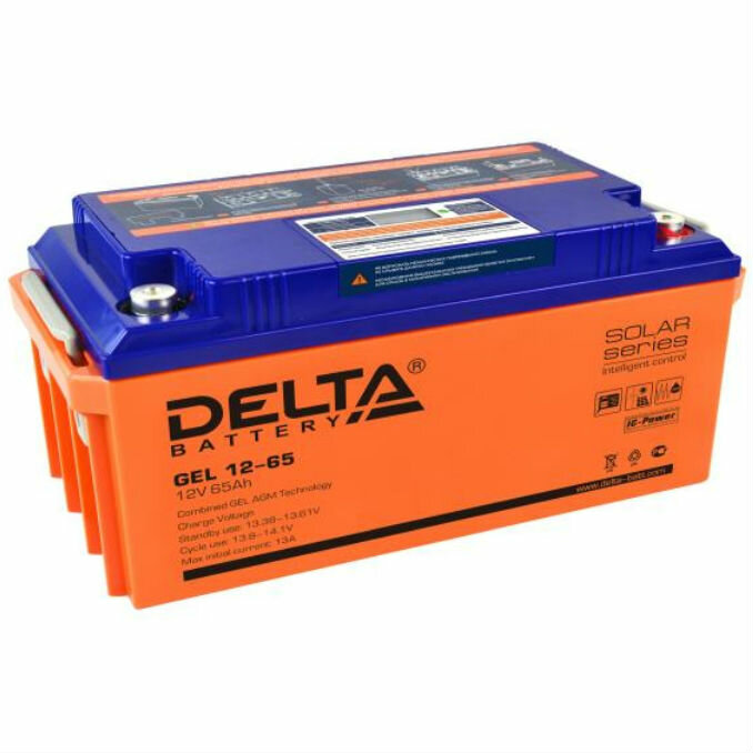 Аккумулятор Delta GEL 12-65