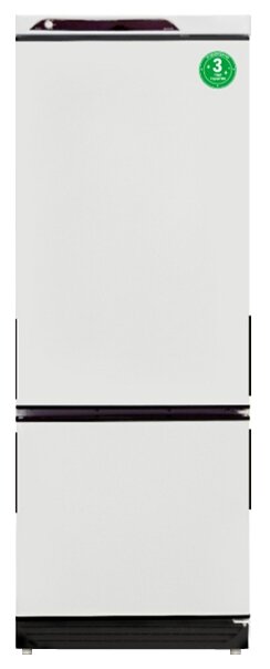 Холодильник Саратов 209 белый с черными накладками